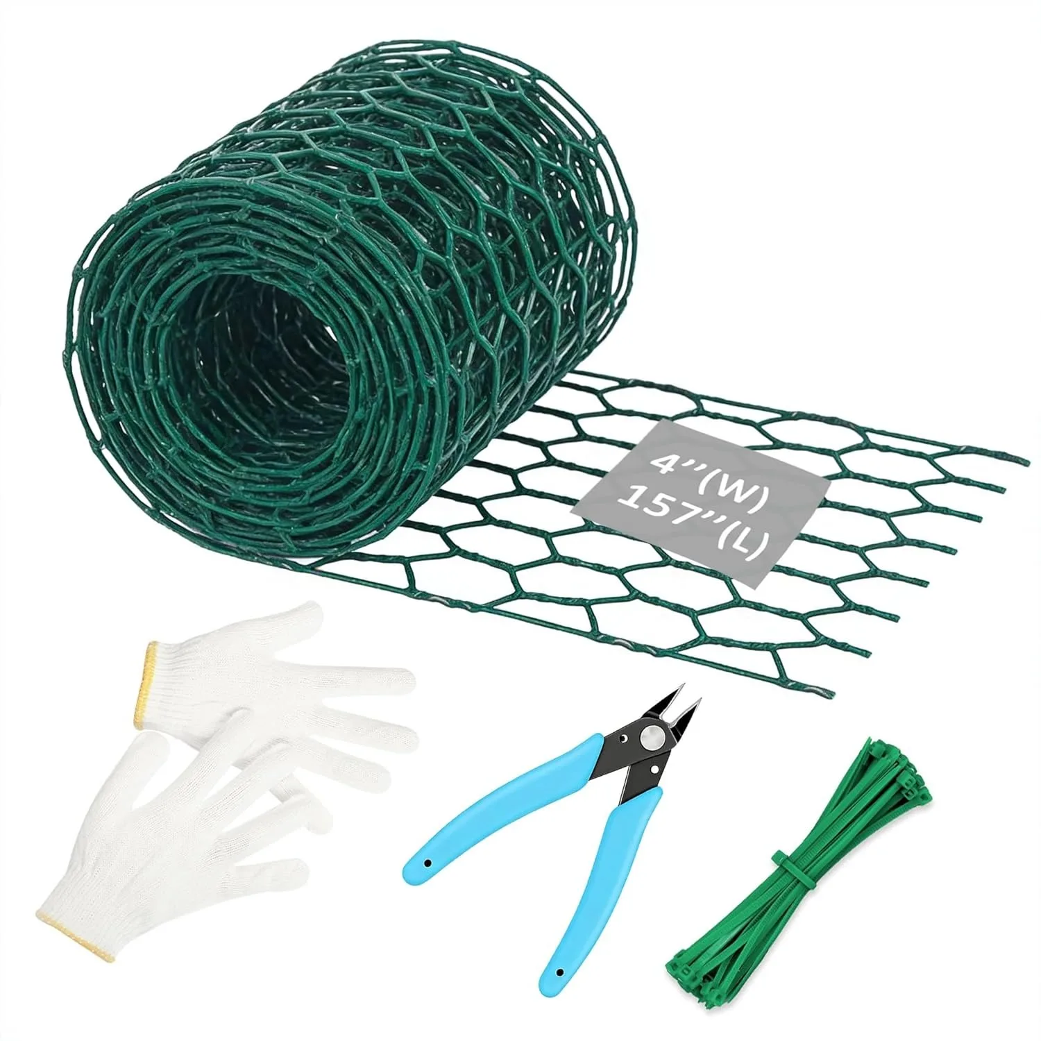 Heavy Duty Galvanized Chicken Wire For Floral Arrangements 4x158 Inches With Gloves Cable Tie And Plier
Heavy Duty Galvanized Chicken Wire For Floral Arrangements 4x158 Inches With Gloves Cable Tie And Plier