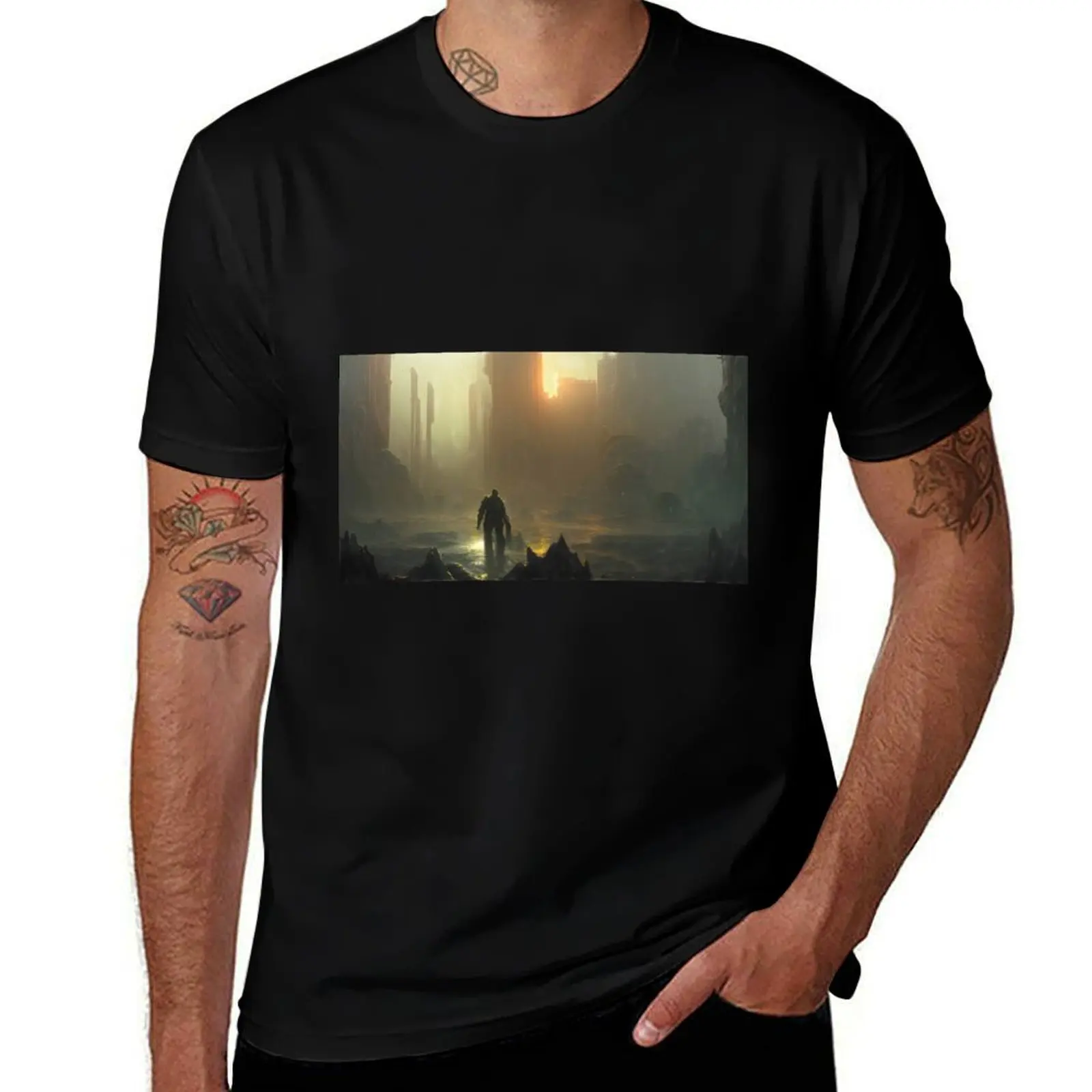 Trepidation Approaching The Nuclear Reactor T-Shirt luxury designer Clothing slim fit t shirts for men
Trepidation Approaching The Nuclear Reactor T-Shirt luxury designer Clothing slim fit t shirts for men