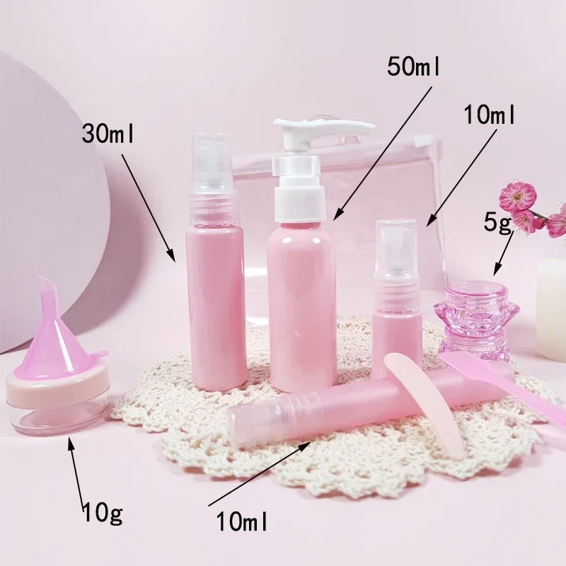 10PCS/1Set Portable Travel Suit Bottles Empty Travel Size Refillable Containers Kit For Shampoo Body Wash Cosmetic Toiletries
10PCS/1Set Portable Travel Suit Bottles Empty Travel Size Refillable Containers Kit For Shampoo Body Wash Cosmetic Toiletries