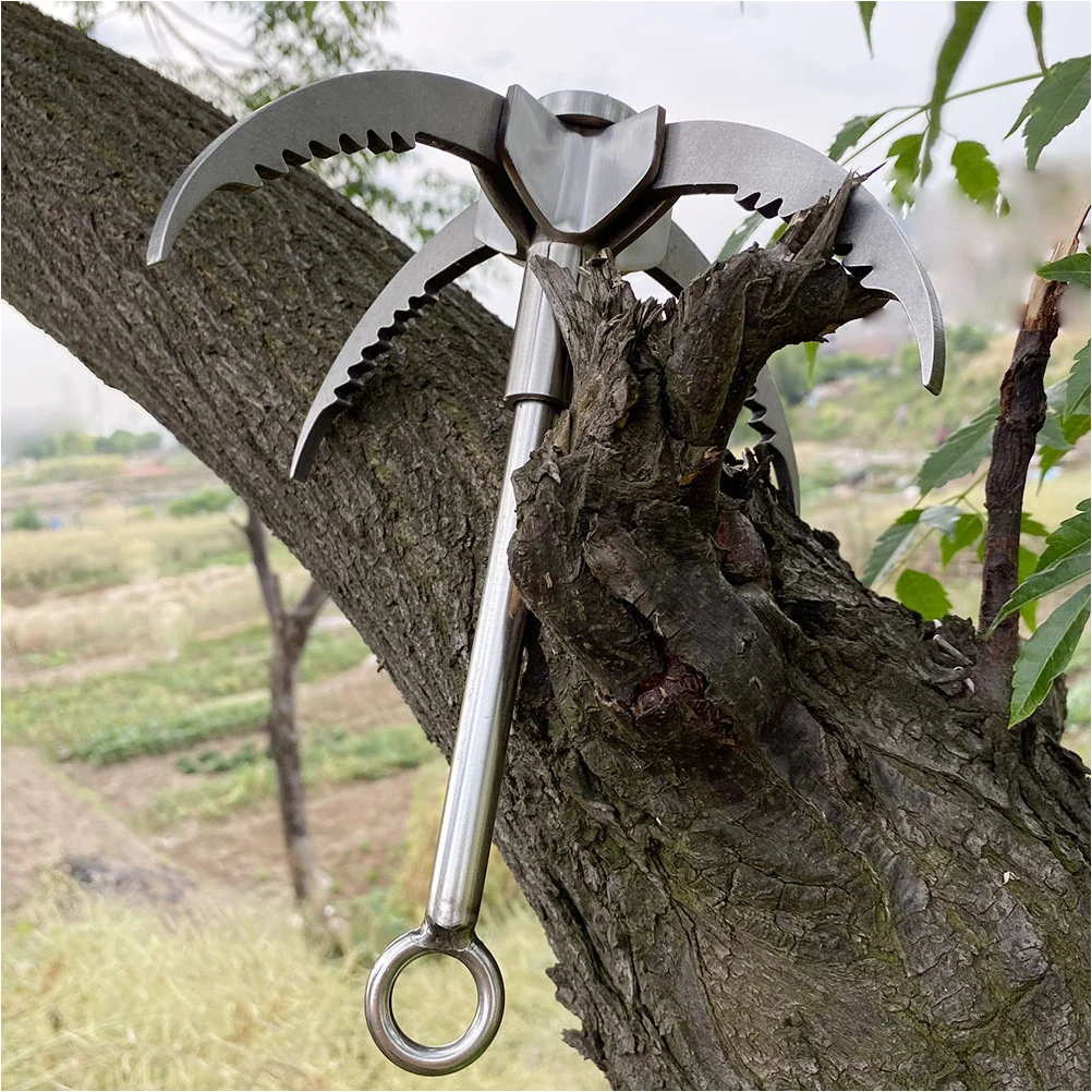 Rock Climbing Claw Tool 4-claw Grapple Hooks Heavy Duty Stainless Steel Small Grappling Hook Multifunctional Outdoor Camping
Rock Climbing Claw Tool 4-claw Grapple Hooks Heavy Duty Stainless Steel Small Grappling Hook Multifunctional Outdoor Camping