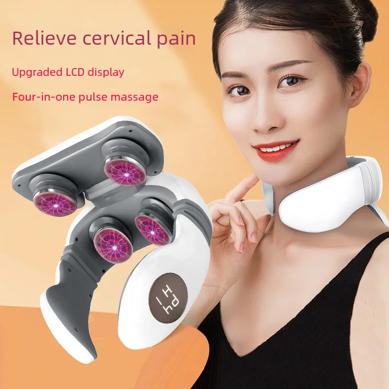 Neck Massager Shoulder Neck Neck Instrument Massage Instrument Pulse Four-Wireless Remote Control Charg
Neck Massager Shoulder Neck Neck Instrument Massage Instrument Pulse Four-Wireless Remote Control Charg