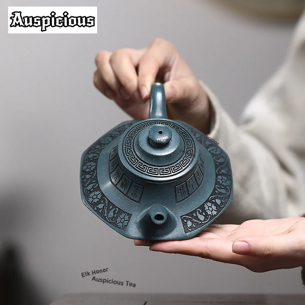 230ml Creative Yixing Purple Clay Teapots Handmade Cloud Stove Pot Raw Ore Cyan Mud Tea Brewing Kettle Chinese Zisha Tea Set Cha
230ml Creative Yixing Purple Clay Teapots Handmade Cloud Stove Pot Raw Ore Cyan Mud Tea Brewing Kettle Chinese Zisha Tea Set Cha