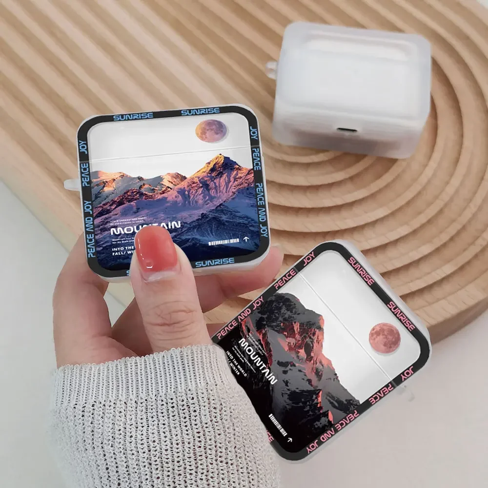 Snow Mountain Scenery Pattern Earphone Case for Airpods 4th 3rd 2 Pro Covers for Airpod 2 3 1 Protective Accessorie Shell Fundas
Snow Mountain Scenery Pattern Earphone Case for Airpods 4th 3rd 2 Pro Covers for Airpod 2 3 1 Protective Accessorie Shell Fundas