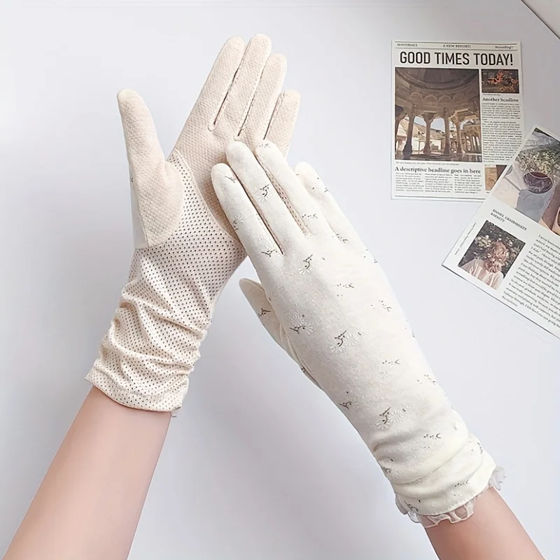 Sunscreen Gloves Women Summer Long Driving Cycling Touch Screen Anti-Slip Thin Breathable
Sunscreen Gloves Women Summer Long Driving Cycling Touch Screen Anti-Slip Thin Breathable