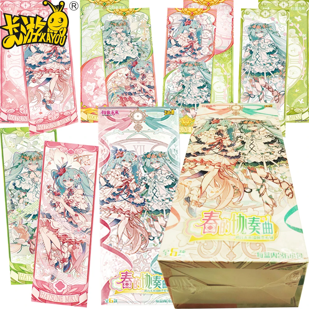 Genuine KAYOU Hatsune Miku Collection Cards Visual Feast Exquisite Art Design Japanese Virtual Singer Laser Ticket Cards Gifts
Genuine KAYOU Hatsune Miku Collection Cards Visual Feast Exquisite Art Design Japanese Virtual Singer Laser Ticket Cards Gifts