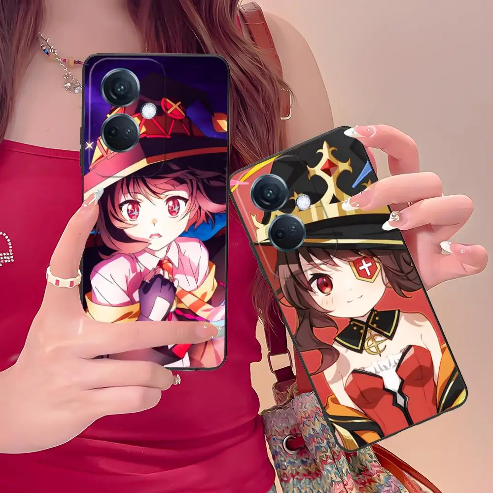 Konosuba Megumin Matte TPU Mobile Phone Case for OPPO Reno 14 13 12 11 10 9 8 7 6 5 F T Pro 5G Colorful Printing Cover
Konosuba Megumin Matte TPU Mobile Phone Case for OPPO Reno 14 13 12 11 10 9 8 7 6 5 F T Pro 5G Colorful Printing Cover