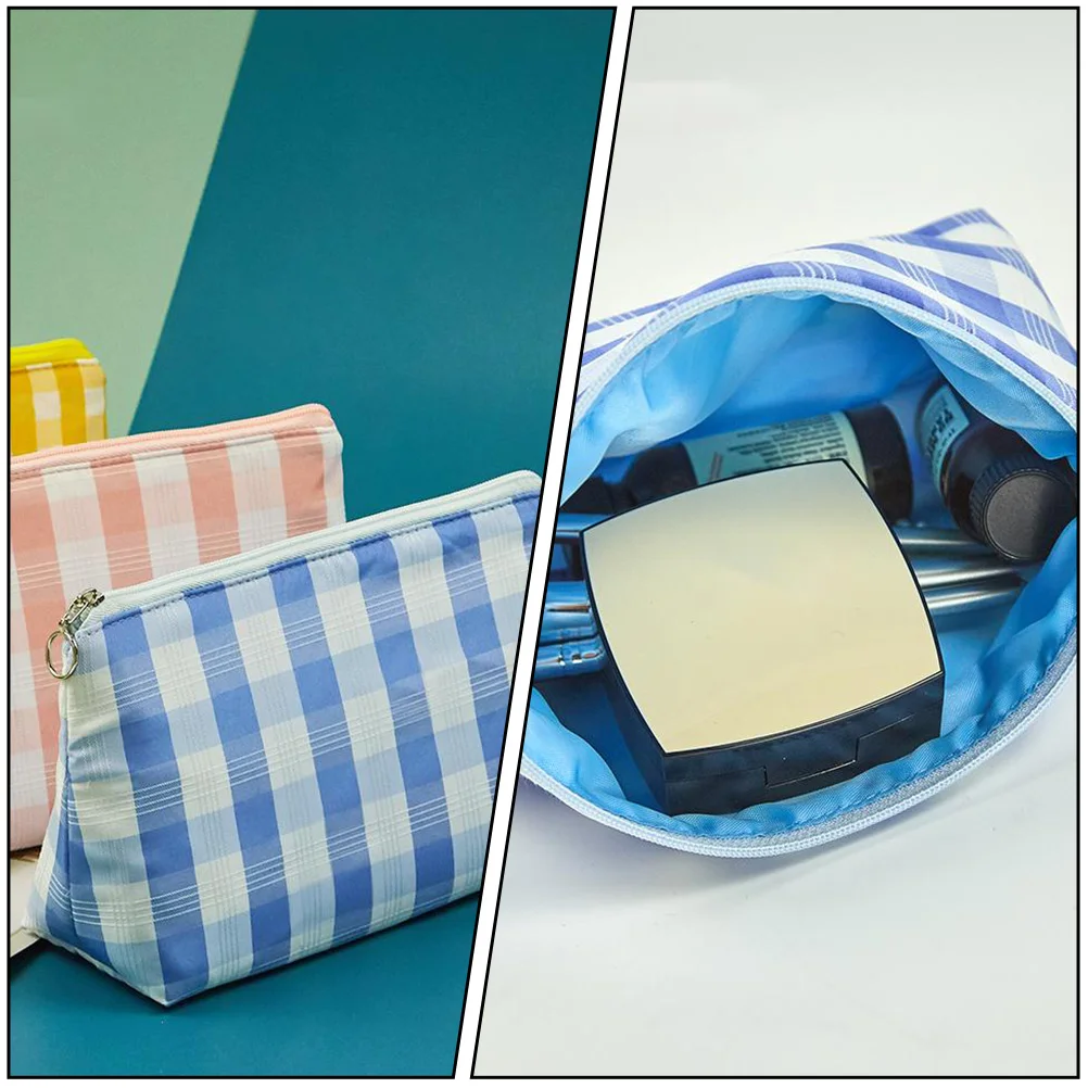 Checkered Makeup Bag Toiletry Organizer Plaid Travel Storage Container Foldable
Checkered Makeup Bag Toiletry Organizer Plaid Travel Storage Container Foldable
