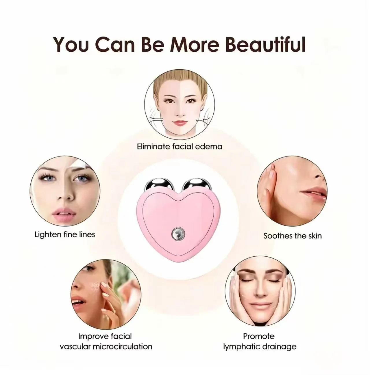 NEW Micro Current Beauty Device Mini Portable Face Lifting Roller Slimming Massager EMS Delicate Contour Firming Facial Care
NEW Micro Current Beauty Device Mini Portable Face Lifting Roller Slimming Massager EMS Delicate Contour Firming Facial Care