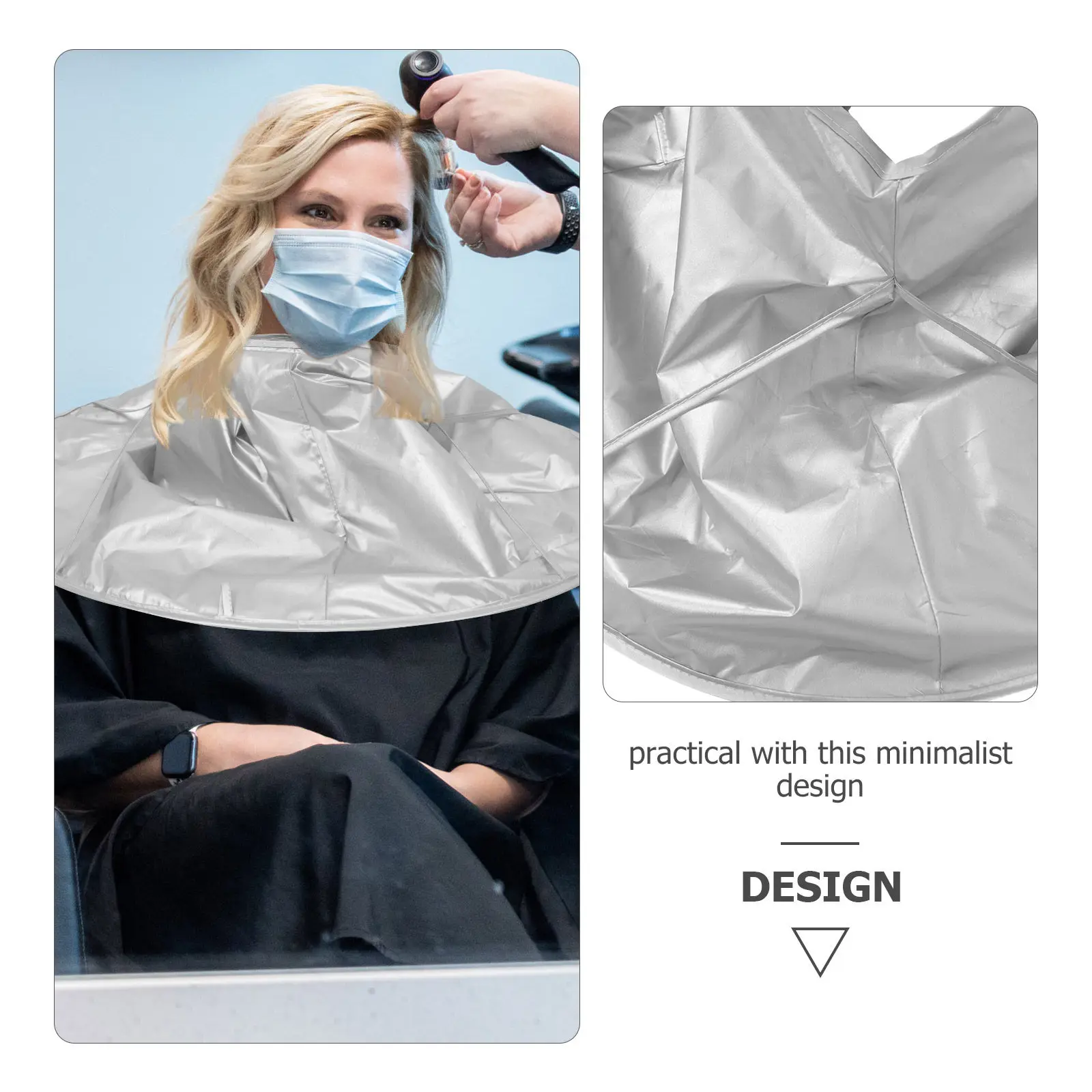 Haircut Cape for and Adults Foldable Shaving Apron with Beard Trimming Catcher Polyester Taffeta Cape for Home Salon
Haircut Cape for and Adults Foldable Shaving Apron with Beard Trimming Catcher Polyester Taffeta Cape for Home Salon