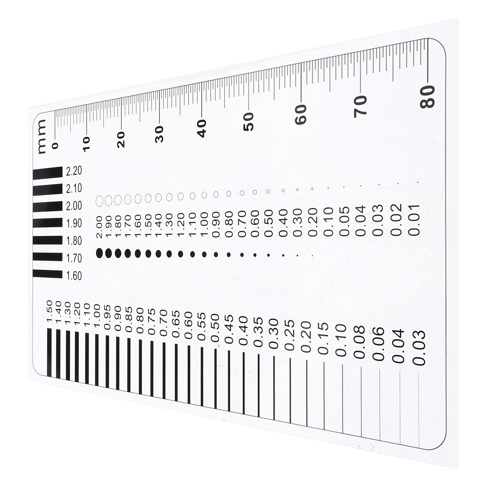 3pcs Gauge Ruler High Precision Measurement Tool Crack Width Diameter Line Sec Flaw Detection Film Ruler Transparent Material
3pcs Gauge Ruler High Precision Measurement Tool Crack Width Diameter Line Sec Flaw Detection Film Ruler Transparent Material