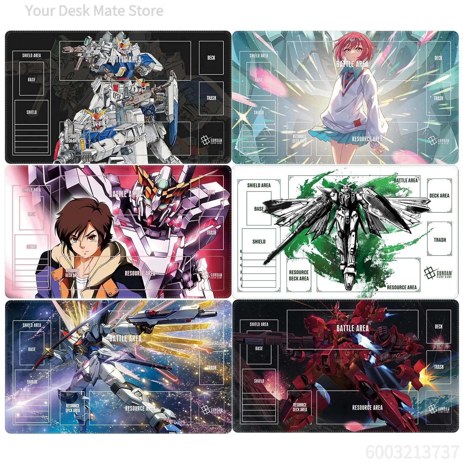 Gundam Mobile Suit Battle TCG Playmat, Non‑Slip Large Desk Mat, Waterproof Mecha Anime Gaming Keyboard Pad
Gundam Mobile Suit Battle TCG Playmat, Non‑Slip Large Desk Mat, Waterproof Mecha Anime Gaming Keyboard Pad
