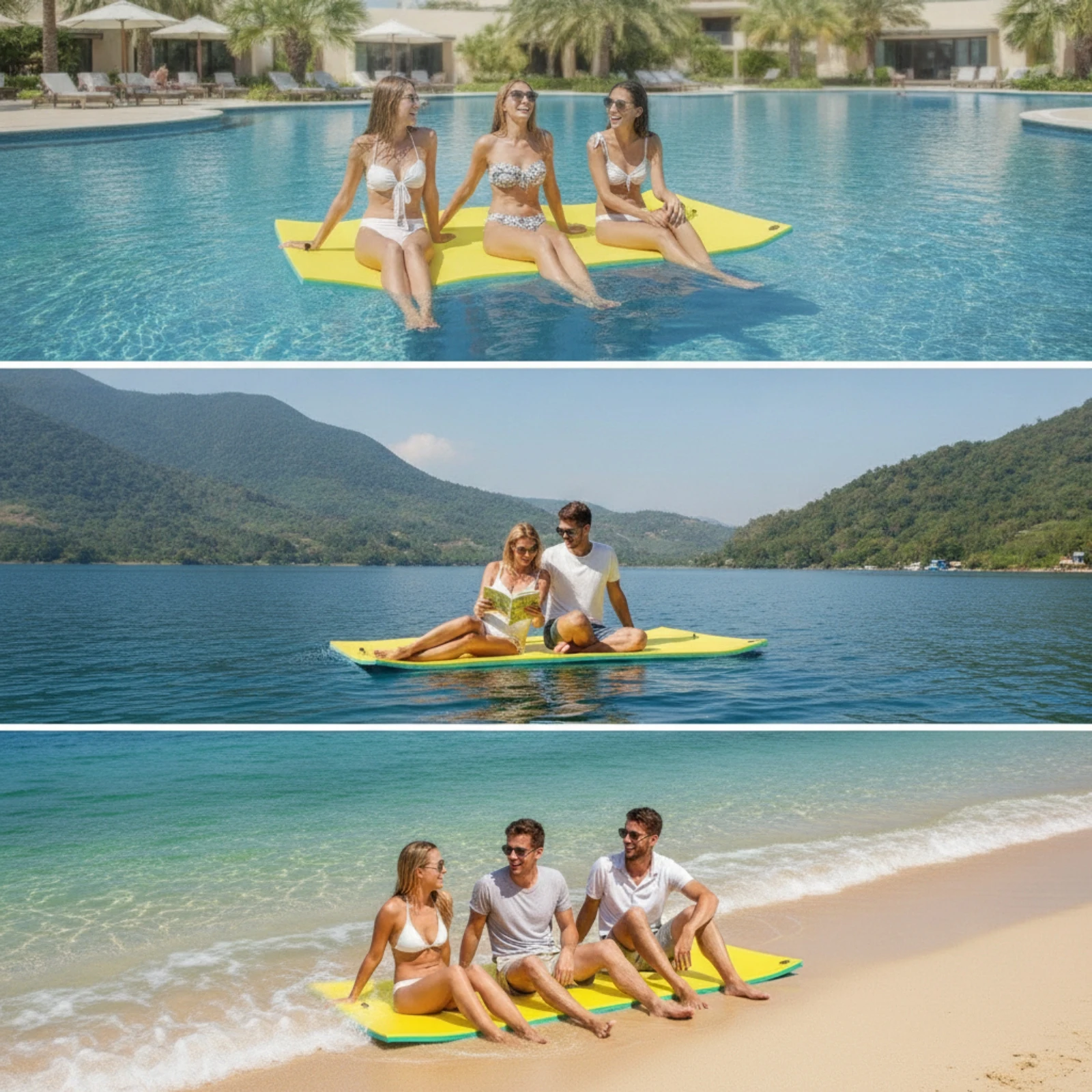Floating Water Mat Lightweight Water Floating Mat Pool Buoyant Mat Portable Comfortable for Family, Lake, Beach
Floating Water Mat Lightweight Water Floating Mat Pool Buoyant Mat Portable Comfortable for Family, Lake, Beach