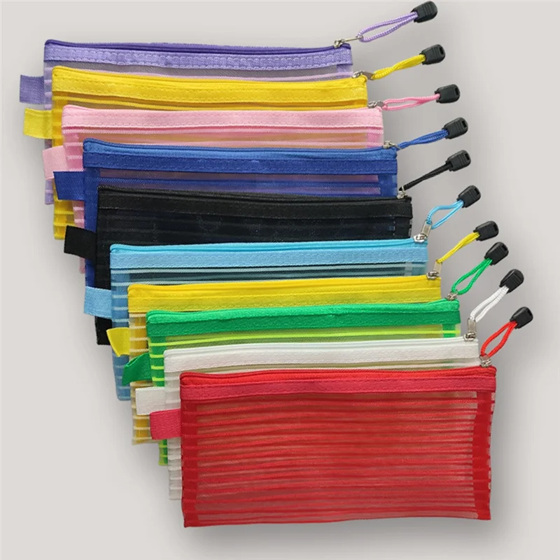 EDT-40Pack 10 Colors Zipper Mesh Pouch, Colorful Pencil Pen Bag Multipurpose Travel Bags For Office Supplies Travel
EDT-40Pack 10 Colors Zipper Mesh Pouch, Colorful Pencil Pen Bag Multipurpose Travel Bags For Office Supplies Travel