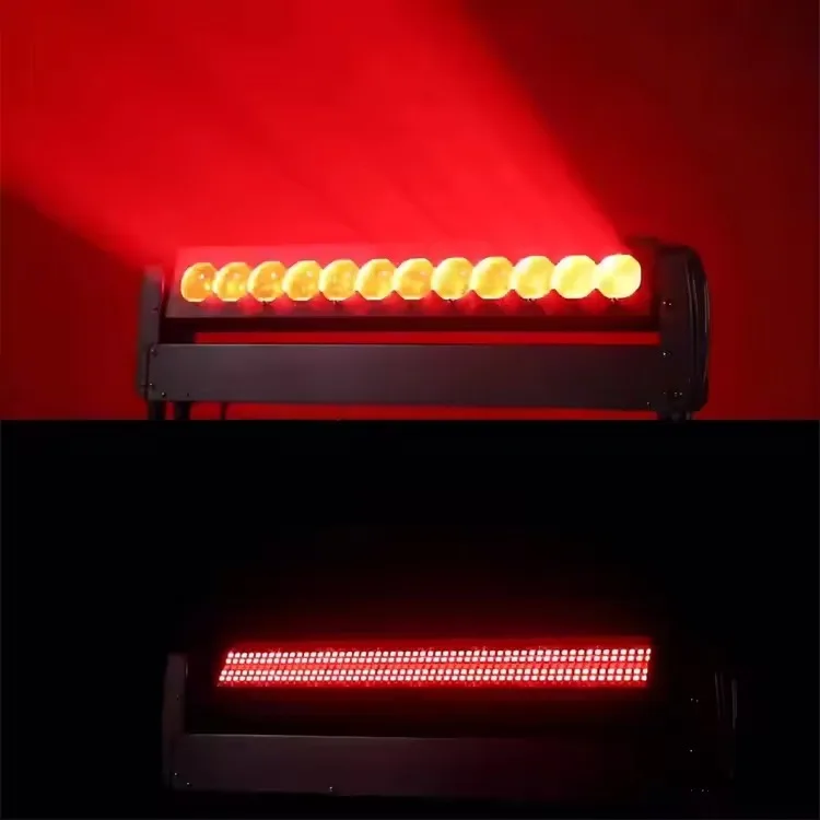 Double-sided Curtain Beam Strobe Moving Head LED Light with 360° Infinite Rotation Aluminum Body DMX512 Control for Disco Stage
Double-sided Curtain Beam Strobe Moving Head LED Light with 360° Infinite Rotation Aluminum Body DMX512 Control for Disco Stage