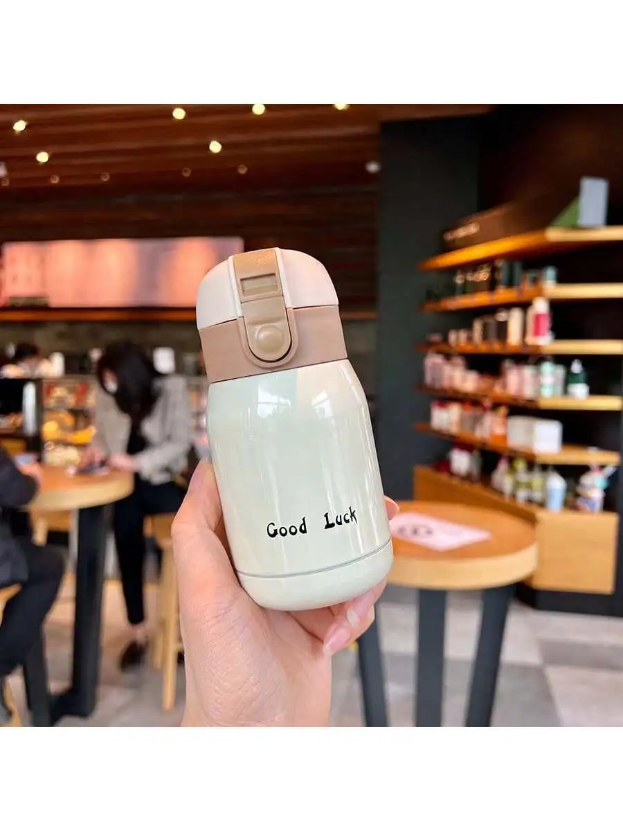 1pc 200/360ml Lucky Mini Vacuum Cup, Stainless Steel Vacuum Bottle,Cold and Hot Beverages, Summer and Winter Beverages, Gift
1pc 200/360ml Lucky Mini Vacuum Cup, Stainless Steel Vacuum Bottle,Cold and Hot Beverages, Summer and Winter Beverages, Gift