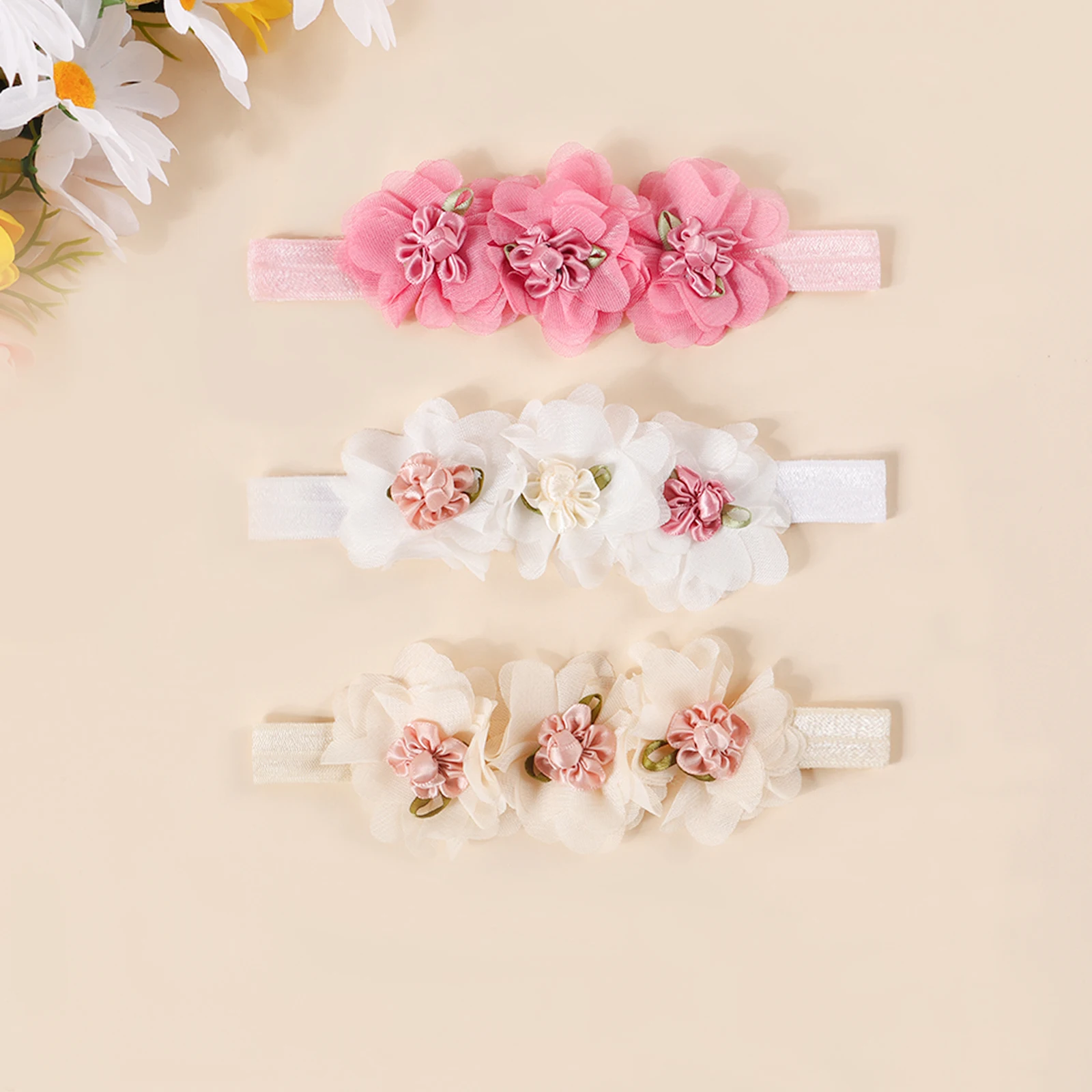 3Pcs New Jasmine Headband Sweet Cute Elastic Hairband For Babies Children's Flower Hair Accessories Infant Toddler Accessories
3Pcs New Jasmine Headband Sweet Cute Elastic Hairband For Babies Children's Flower Hair Accessories Infant Toddler Accessories 