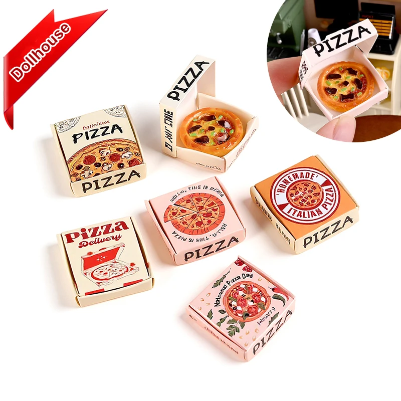 6pcs/set Dollhouse Miniature Pizza Or Packing Box Model Kitchen Food Decor Toy Doll House Accessories
6pcs/set Dollhouse Miniature Pizza Or Packing Box Model Kitchen Food Decor Toy Doll House Accessories