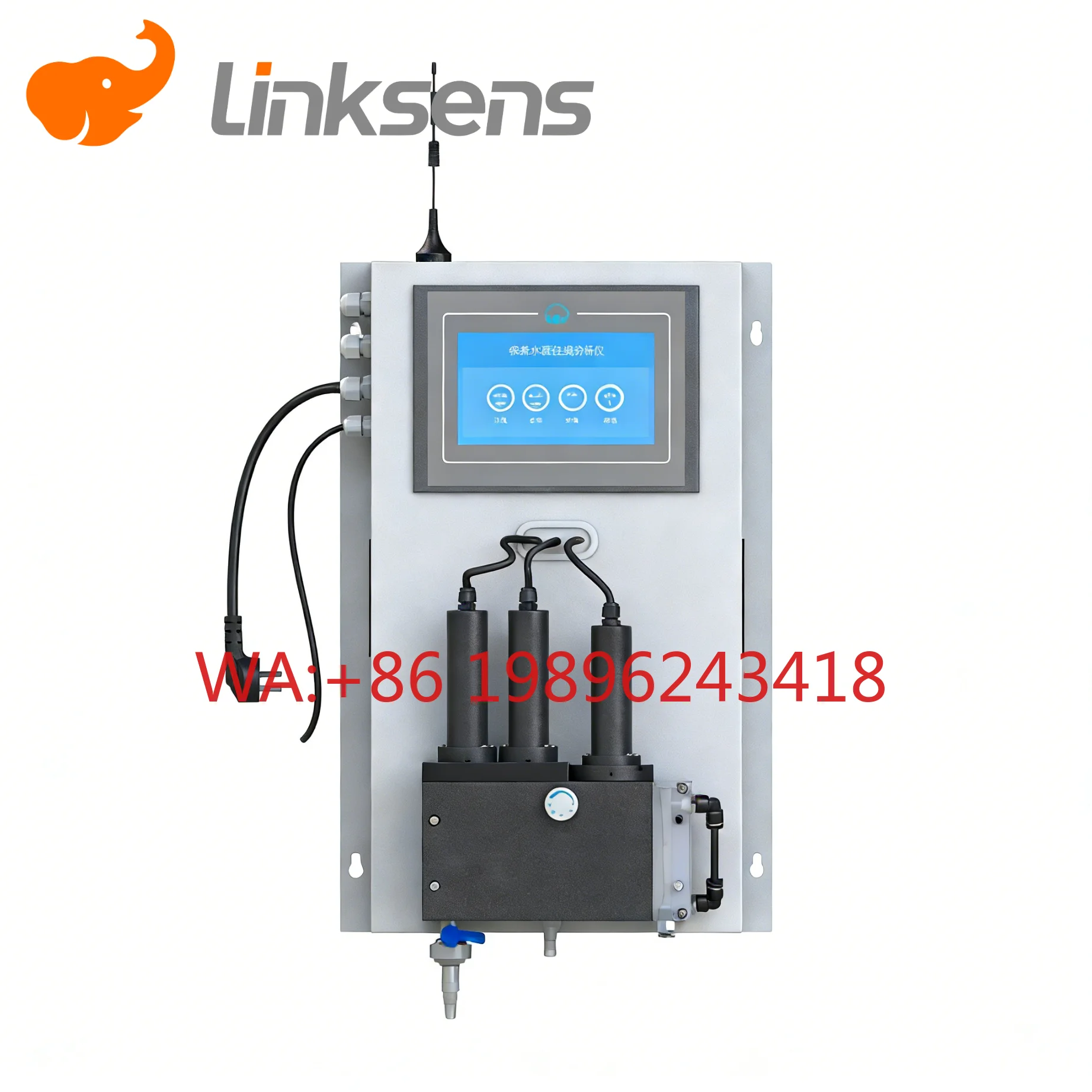 Linksens Water Quality Monitoring Station Multi-parameter PH ORP Chlorine Turbidity DO Monitor Water Measuring Devices
Linksens Water Quality Monitoring Station Multi-parameter PH ORP Chlorine Turbidity DO Monitor Water Measuring Devices