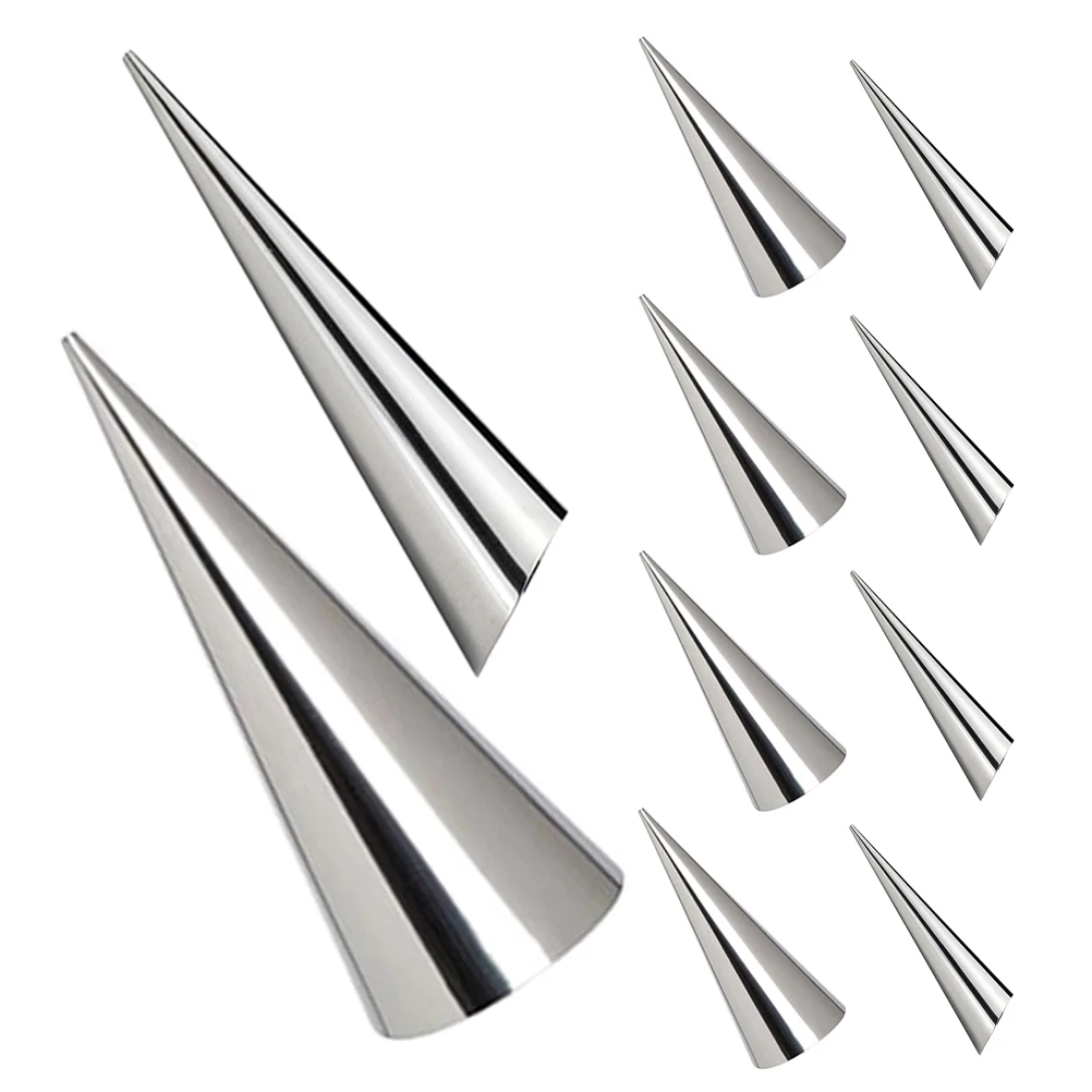 10pcs Stainless Steel Croissant Molds Non-Stick Baking Tools for Cream Horns Waffles Mini Pie Dough Pizza Cones Easy Clean
10pcs Stainless Steel Croissant Molds Non-Stick Baking Tools for Cream Horns Waffles Mini Pie Dough Pizza Cones Easy Clean
