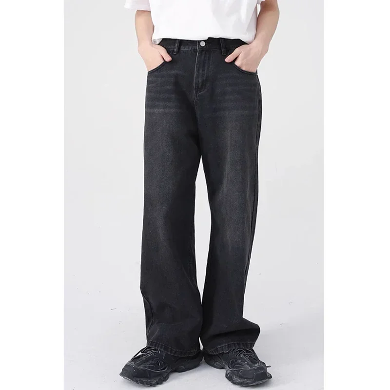 Fashion Vintage Outside High Quality Denim Trousers Men Classic Straight Leg Casual Jeans Male Brand Wide Leg Black Denim Pants
Fashion Vintage Outside High Quality Denim Trousers Men Classic Straight Leg Casual Jeans Male Brand Wide Leg Black Denim Pants