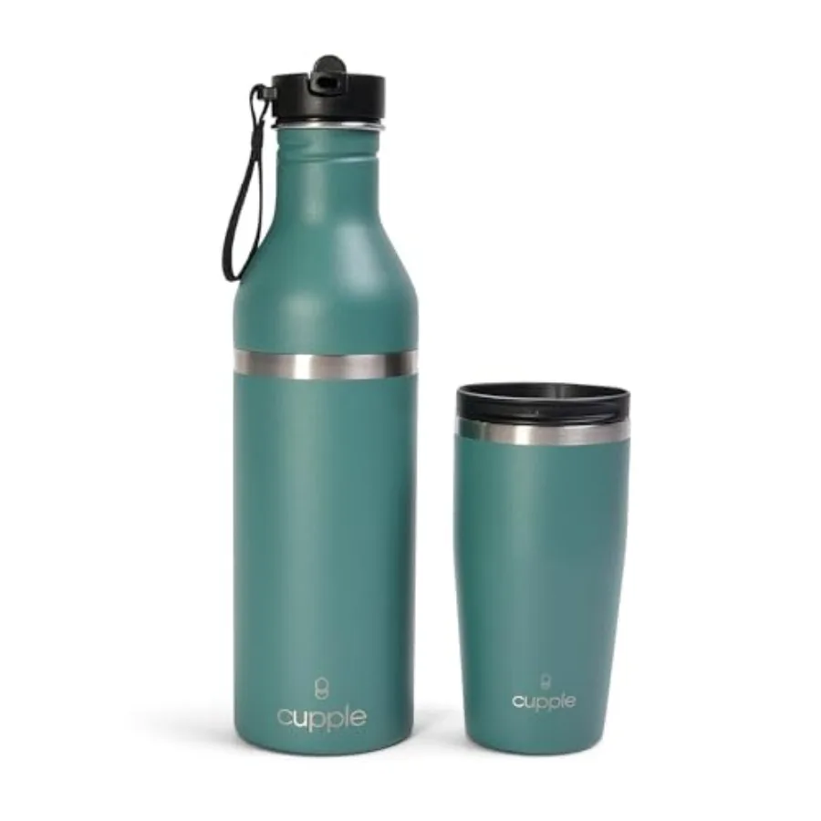 Tumbler, Stainless Steel 2-in-1 Travel Coffee Mug and Water Bottle, Leak Proof Insulated Cup for Hot and Cold Drinks, BPA Free,
Tumbler, Stainless Steel 2-in-1 Travel Coffee Mug and Water Bottle, Leak Proof Insulated Cup for Hot and Cold Drinks, BPA Free,