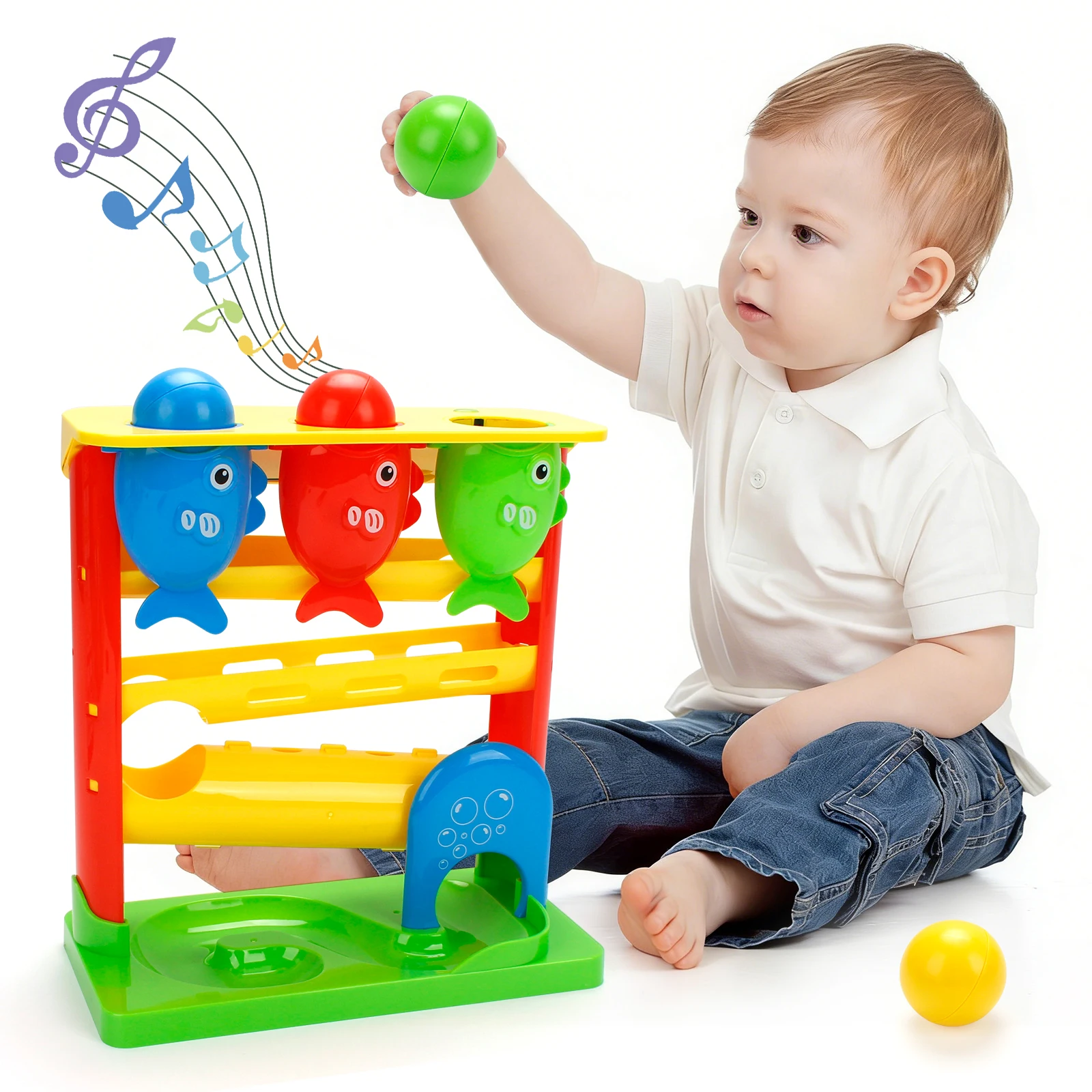 Baby Toy Ball Drop Toys with Ligth&Music Multi-layer Track Slide Rolling Ball Toys Montessori Educational Todder Sensory Toys
Baby Toy Ball Drop Toys with Ligth&Music Multi-layer Track Slide Rolling Ball Toys Montessori Educational Todder Sensory Toys