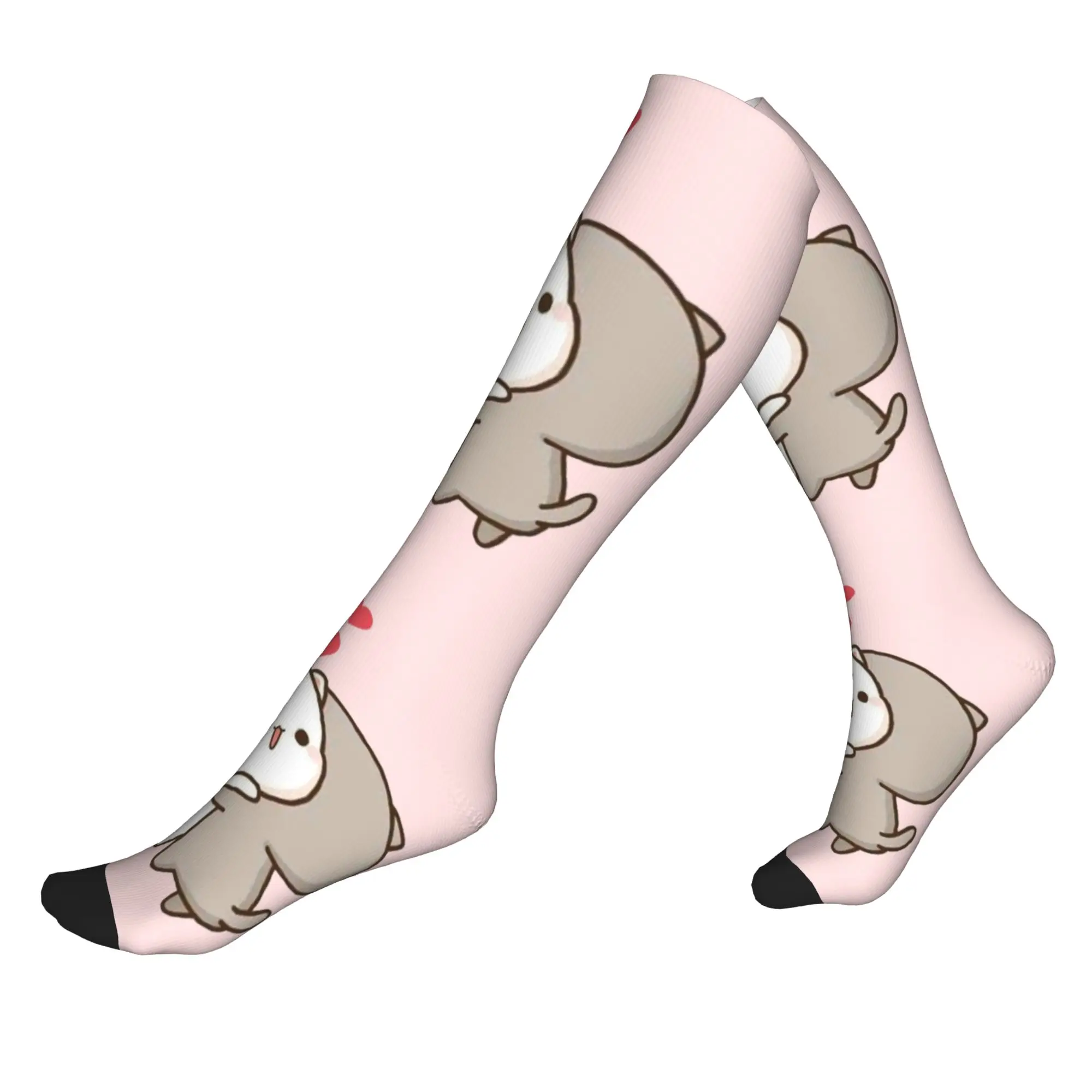 Cute Mochi Peach Cat And Goma Love Dress Socks for Men Women Warm Funny Novelty Sports Compression Socks
Cute Mochi Peach Cat And Goma Love Dress Socks for Men Women Warm Funny Novelty Sports Compression Socks