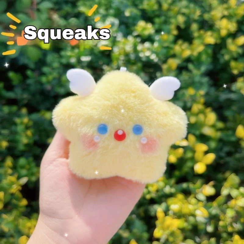 Squeezing Angel Star Pendant Cute Plush Super Cute Doll Cartoon Doll Keychain Backpack Pendant
Squeezing Angel Star Pendant Cute Plush Super Cute Doll Cartoon Doll Keychain Backpack Pendant