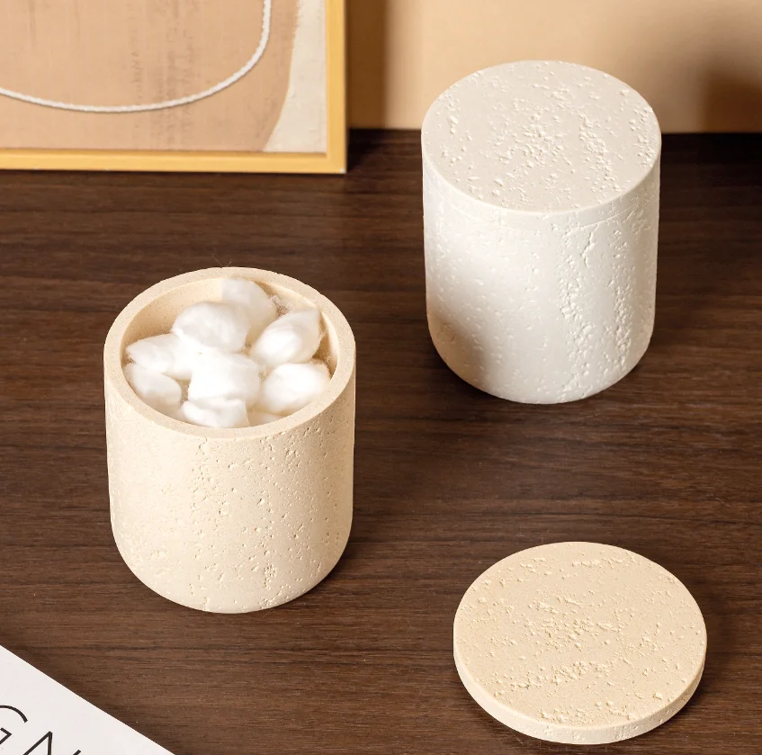 Luxury Travertine Cotton Swab Tube Nature Stone Cotton Swab Jar Retro Marble Cotton Swab Organizer Household Storage Jar
Luxury Travertine Cotton Swab Tube Nature Stone Cotton Swab Jar Retro Marble Cotton Swab Organizer Household Storage Jar