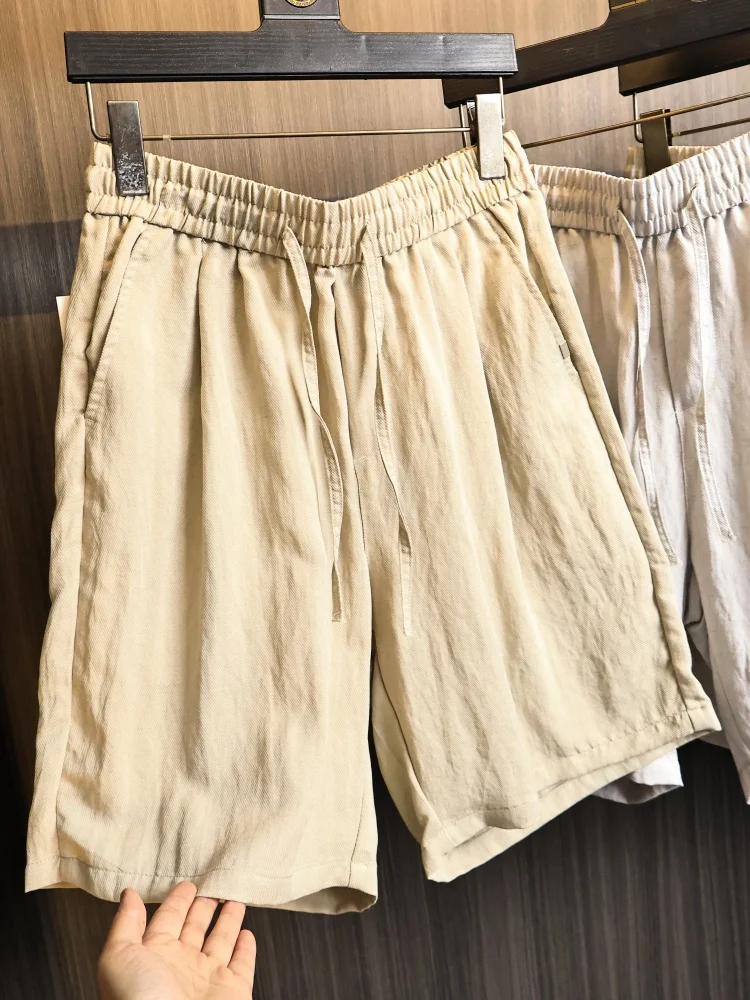 Linen Blend Casual Men's Shorts Elastic Waist Comfortable Versatile Five-Quarter Length Fashionable Urban Style Breathable Su...
Linen Blend Casual Men's Shorts Elastic Waist Comfortable Versatile Five-Quarter Length Fashionable Urban Style Breathable Su...