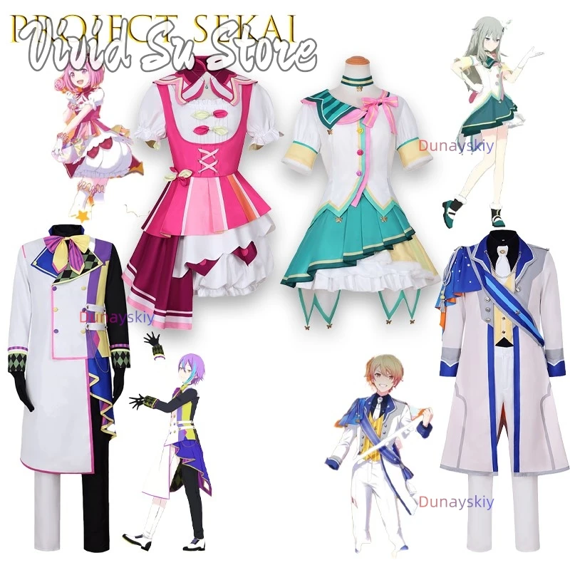BProject Sekai 3rd Косплейコス Rosen Tenma Tsukasa Kamishiro Rui Otori Emu Косплей Необычный костюм Kusanagi Nene Dress party Хэллоуин  
BProject Sekai 3rd Косплейコス Rosen Tenma Tsukasa Kamishiro Rui Otori Emu Косплей Необычный костюм Kusanagi Nene Dress party Хэллоуин 