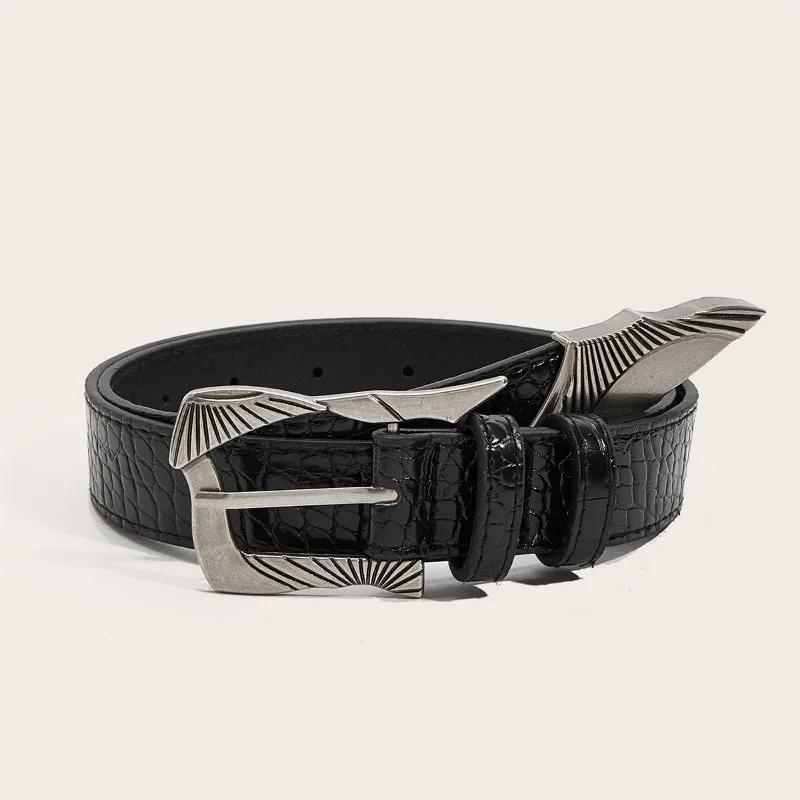 New Fashion Designer Western Belts for Men Woman Classic Pin Buckle Belts Black Pu Leather Waistband Belt with Jeans Pants Skirt
New Fashion Designer Western Belts for Men Woman Classic Pin Buckle Belts Black Pu Leather Waistband Belt with Jeans Pants Skirt