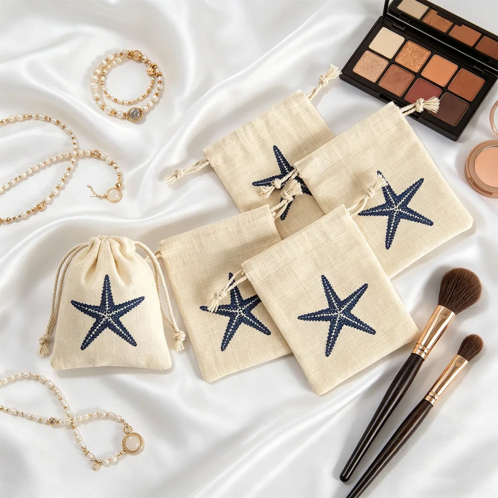 Personalization Cotton Muslin Bag Drawstring Jewelry Packaging Organizer Natural Canvas Makeup Brush Powder Blusher Dust Pouches
Personalization Cotton Muslin Bag Drawstring Jewelry Packaging Organizer Natural Canvas Makeup Brush Powder Blusher Dust Pouches