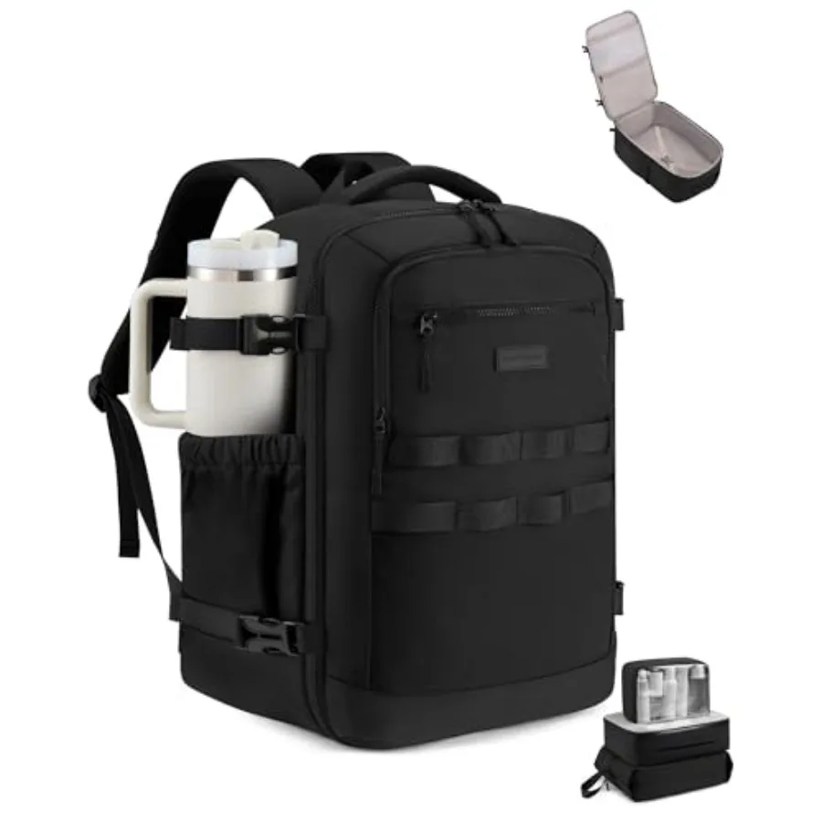 50L Travel Backpack for Women and Men, TSA Approved Carry On Backpack with 3 Packing Cubes, Waterproof Personal Item Bag Fits 1
50L Travel Backpack for Women and Men, TSA Approved Carry On Backpack with 3 Packing Cubes, Waterproof Personal Item Bag Fits 1