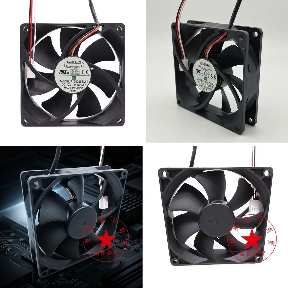 For EVERFLOW F129025SMT DC12V 0.18A 9CM 3-wire cooling fan
For EVERFLOW F129025SMT DC12V 0.18A 9CM 3-wire cooling fan