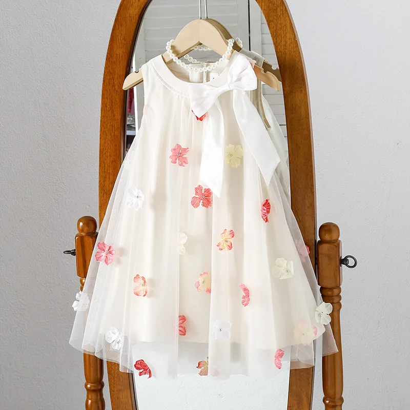 Girls Casual Dresses Floral Sleeveless Mesh Dress Kids Dresses Princess Dress for Girls 2 To 6 Years Girl Clothes
Girls Casual Dresses Floral Sleeveless Mesh Dress Kids Dresses Princess Dress for Girls 2 To 6 Years Girl Clothes