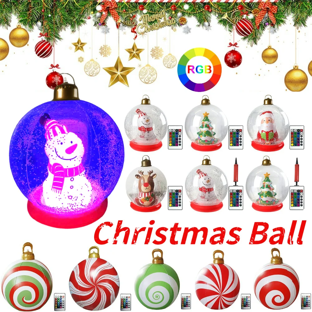 24 Inch Inflatable Christmas Balls Outdoor Christmas Decorations PVC 60CM Giant Christmas Balls Holiday Decor Outdoor Adornment
24 Inch Inflatable Christmas Balls Outdoor Christmas Decorations PVC 60CM Giant Christmas Balls Holiday Decor Outdoor Adornment