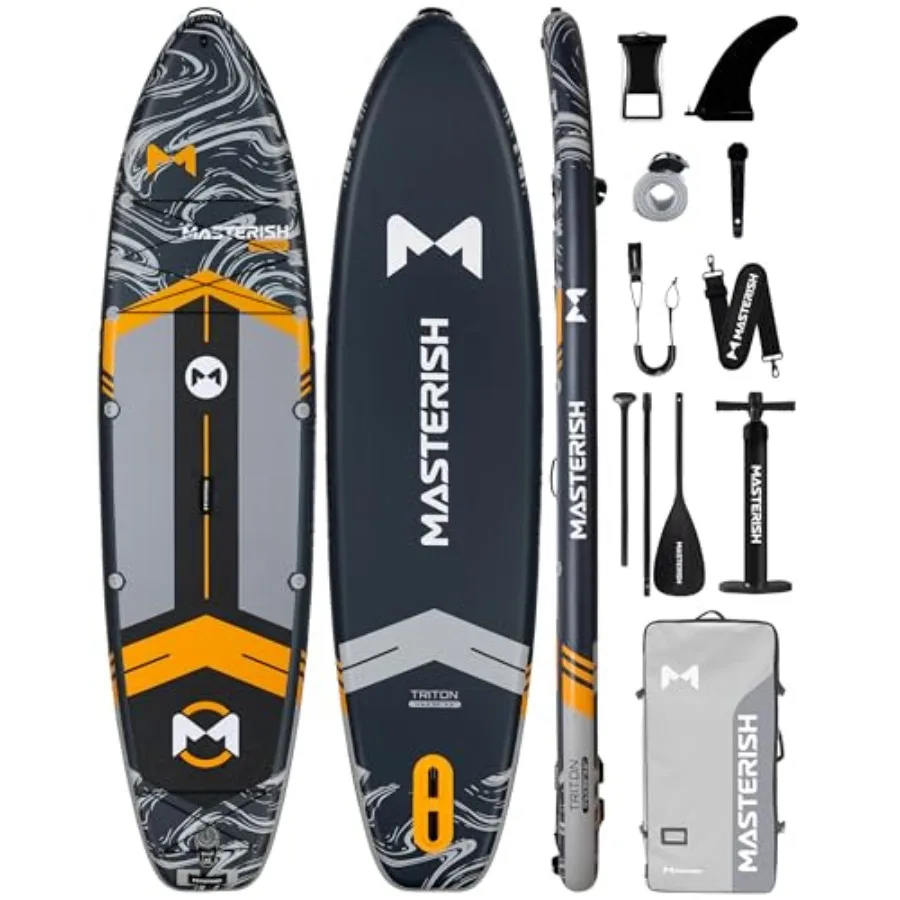 Extra Wide Inflatable Paddle Board for family use PVC material blue 450 LB high weight capacity and ultra-stable 116 x 35 x 6 d
Extra Wide Inflatable Paddle Board for family use PVC material blue 450 LB high weight capacity and ultra-stable 116 x 35 x 6 d