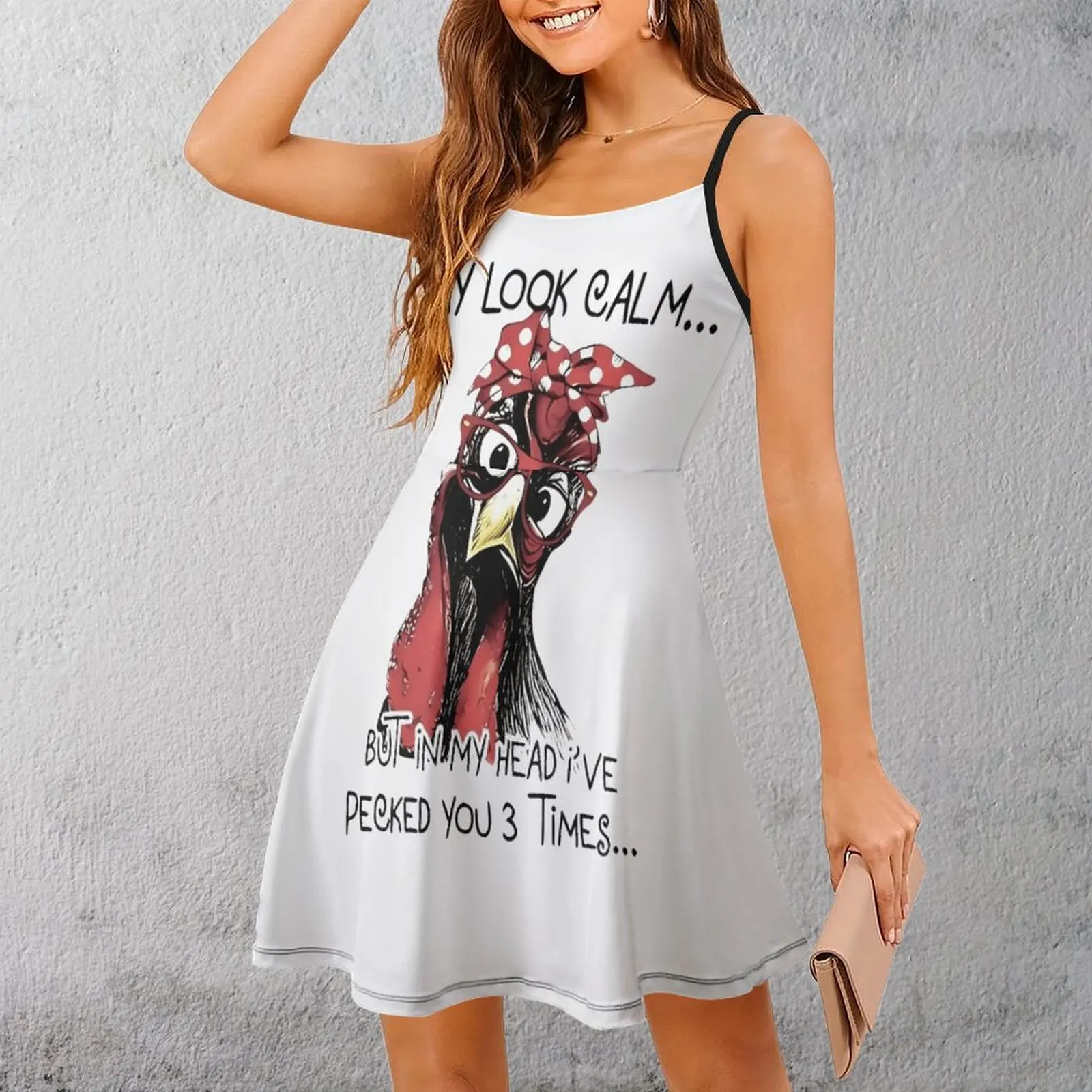 Экзотическое спокойное куриное юмористическое женское платье на бретельках забавные клубные женские платья платье на бретелях Лидер продаж 
Экзотическое спокойное куриное юмористическое женское платье на бретельках забавные клубные женские платья платье на бретелях Лидер продаж