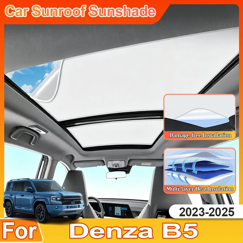 For Denza B5 Fangchengbao Bao Leopard 5 SFH 2023~2025 Sun Visor Sunshade Panoramic Roof Electrostatic Adsorption Sun Protection
For Denza B5 Fangchengbao Bao Leopard 5 SFH 2023~2025 Sun Visor Sunshade Panoramic Roof Electrostatic Adsorption Sun Protection