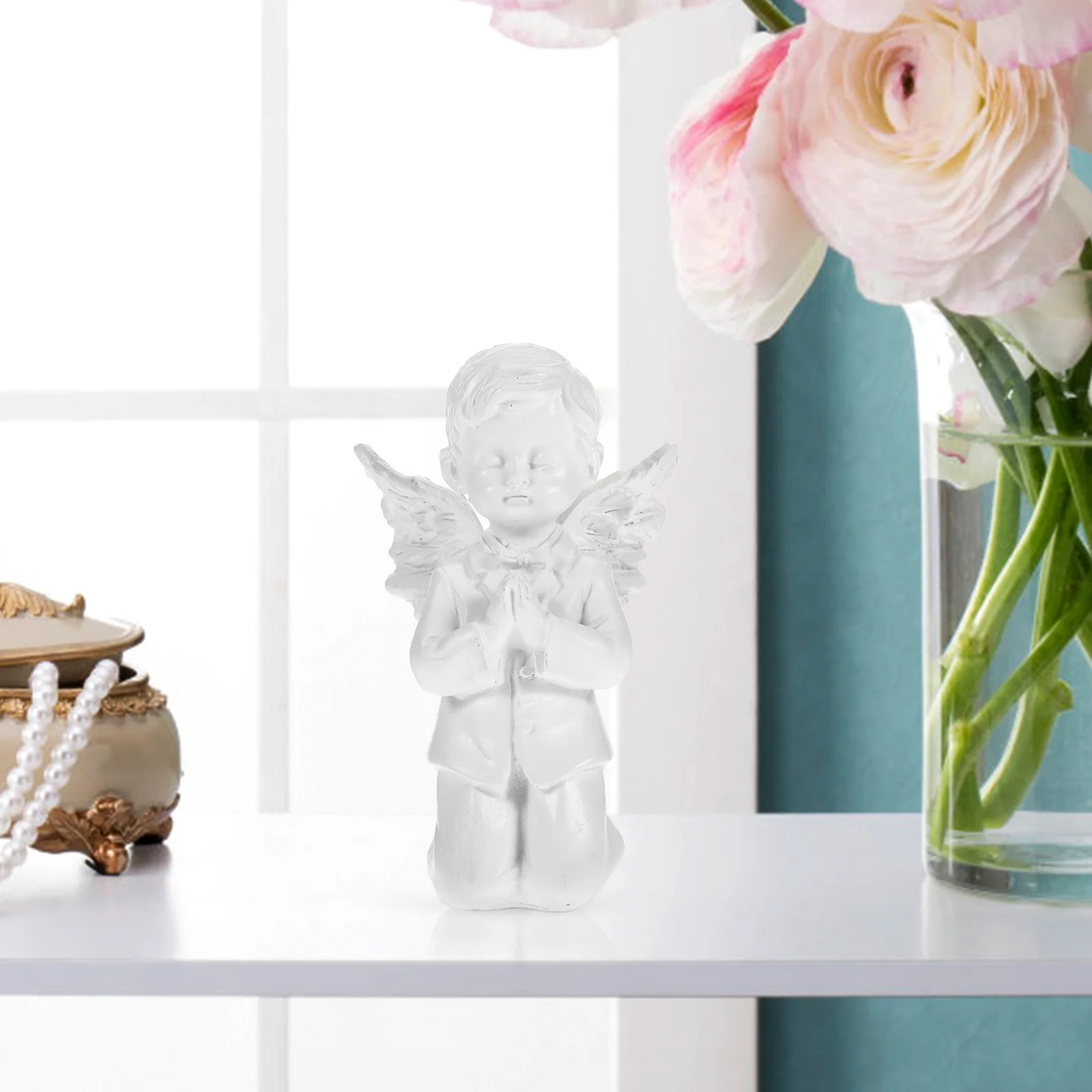 1Pcs Prayer Angel Resin Craft White Small Exquisite Angel Shape Decoration Garden Yard Desktop Adornment Resin Statue
1Pcs Prayer Angel Resin Craft White Small Exquisite Angel Shape Decoration Garden Yard Desktop Adornment Resin Statue