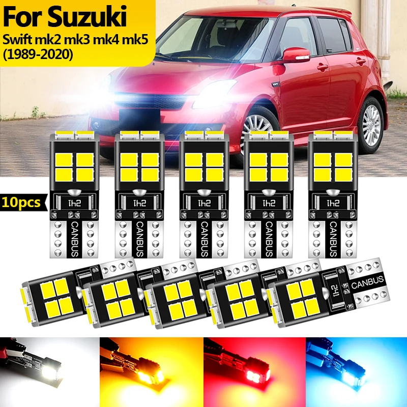 10PCS 12v For Suzuki Swift mk2 mk3 mk4 mk5 1989-2020 LED Clearance Light Parking Bulb Lamp W5W T10 194 Canbus car accessories
10PCS 12v For Suzuki Swift mk2 mk3 mk4 mk5 1989-2020 LED Clearance Light Parking Bulb Lamp W5W T10 194 Canbus car accessories