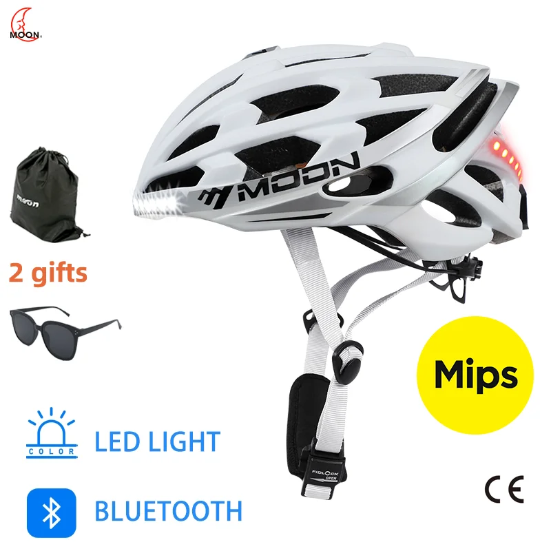 MOON умный велосипедный шлем для взрослых с Bluetooth светодиодным задним фонарем Mips System MTB дорожный шлем для горного велосипеда для езды на велосипеде на открытом воздухе
MOON умный велосипедный шлем для взрослых с Bluetooth светодиодным задним фонарем Mips System MTB дорожный шлем для горного велосипеда для езды на велосипеде на открытом воздухе