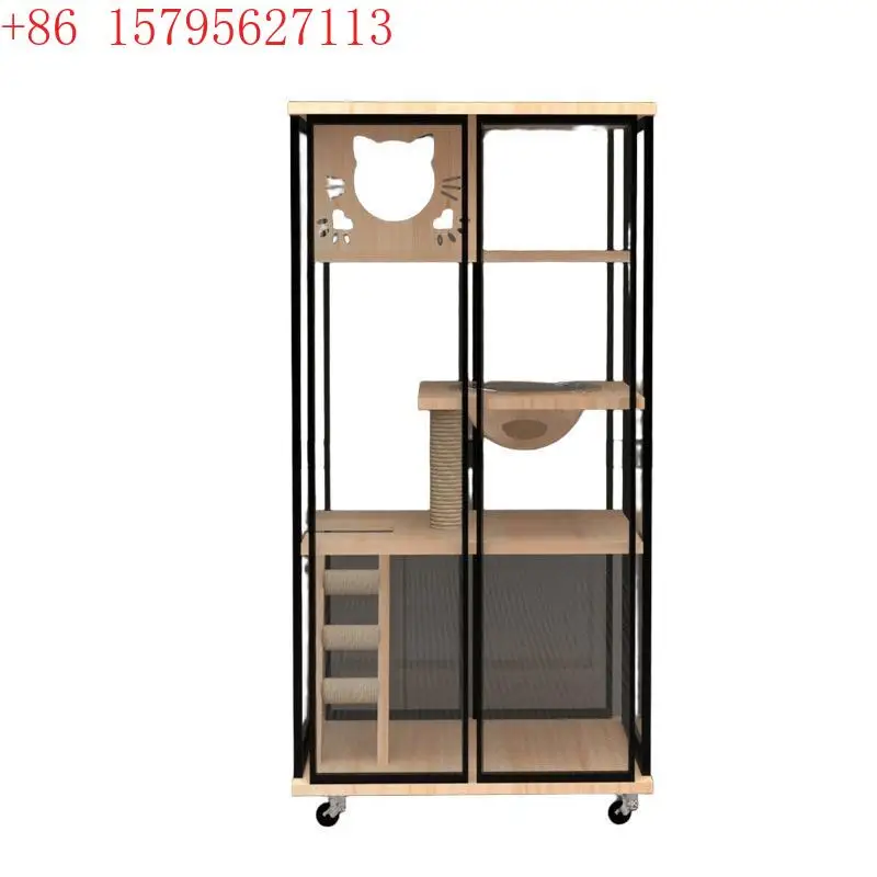 Panoramic glass cat villa home cat cage litter box integrated cat house luxury kennel indoor cattery master
Panoramic glass cat villa home cat cage litter box integrated cat house luxury kennel indoor cattery master