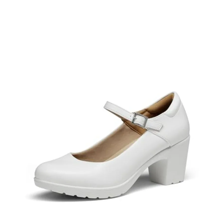 Women's Chunky Low Block Heels Mary Jane Closed Toe Work Pumps Comfortable Round Toe Dress Wedding Shoes EDENIA
Women's Chunky Low Block Heels Mary Jane Closed Toe Work Pumps Comfortable Round Toe Dress Wedding Shoes EDENIA