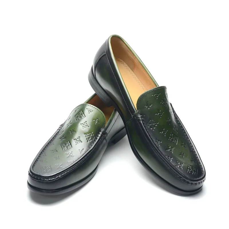 Luxury Men Formal Loafers Genuine Leather Comfortable Business Dress Shoes Slip On Mens Office Driving Shoes
Luxury Men Formal Loafers Genuine Leather Comfortable Business Dress Shoes Slip On Mens Office Driving Shoes