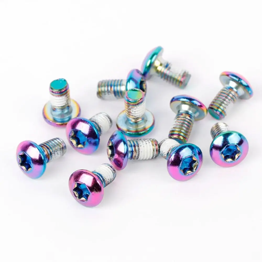 New M5x9mm Bicycle Disc Brake Rotor Bolts Steel Material T25 Torx Steel Bolts Brake Plate Fastening Parts
New M5x9mm Bicycle Disc Brake Rotor Bolts Steel Material T25 Torx Steel Bolts Brake Plate Fastening Parts