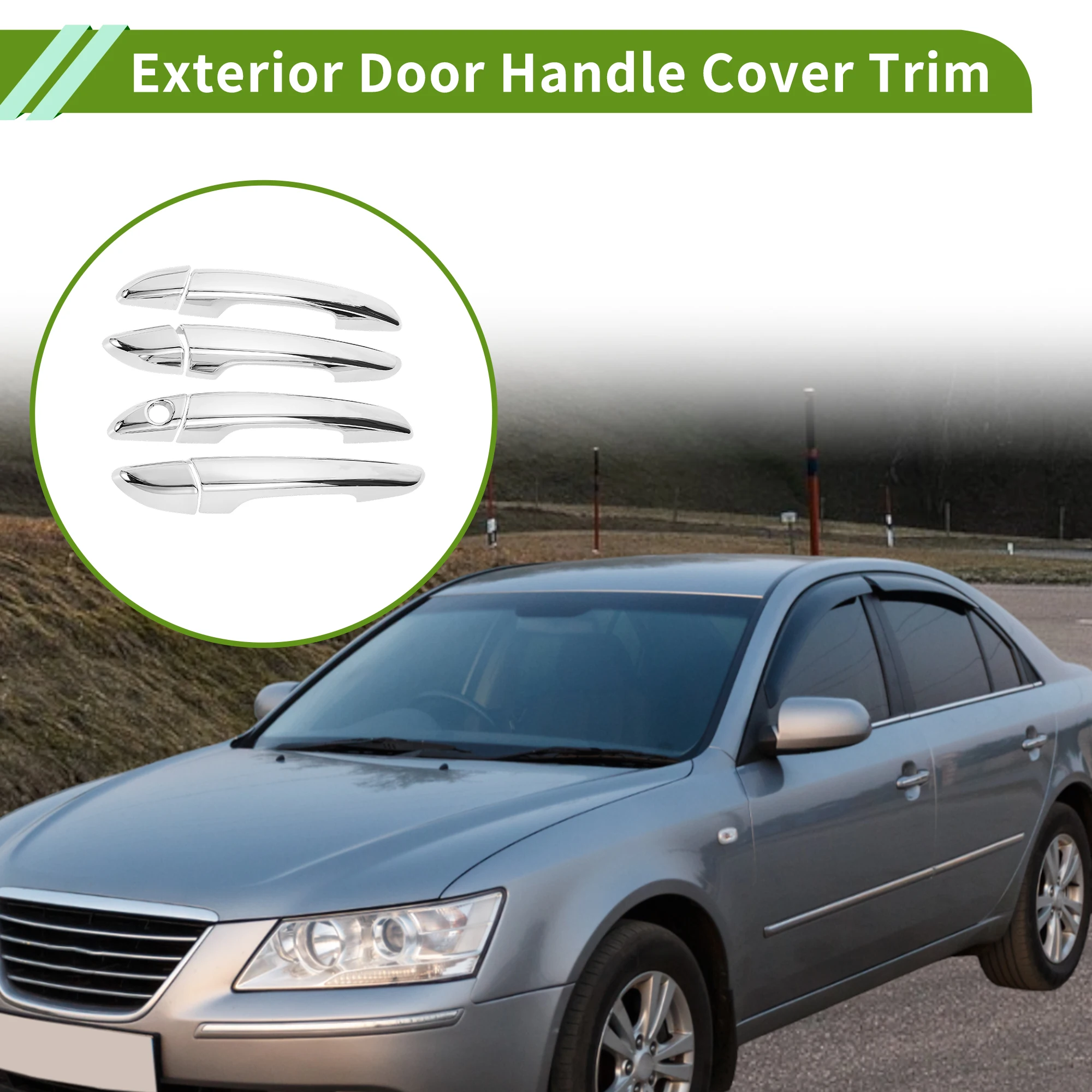 UXCELL Exterior Door Handle Cover Trim Door Handle Cover for Hyundai Sonata 2015-2019 Standard Plating 1 Set
UXCELL Exterior Door Handle Cover Trim Door Handle Cover for Hyundai Sonata 2015-2019 Standard Plating 1 Set