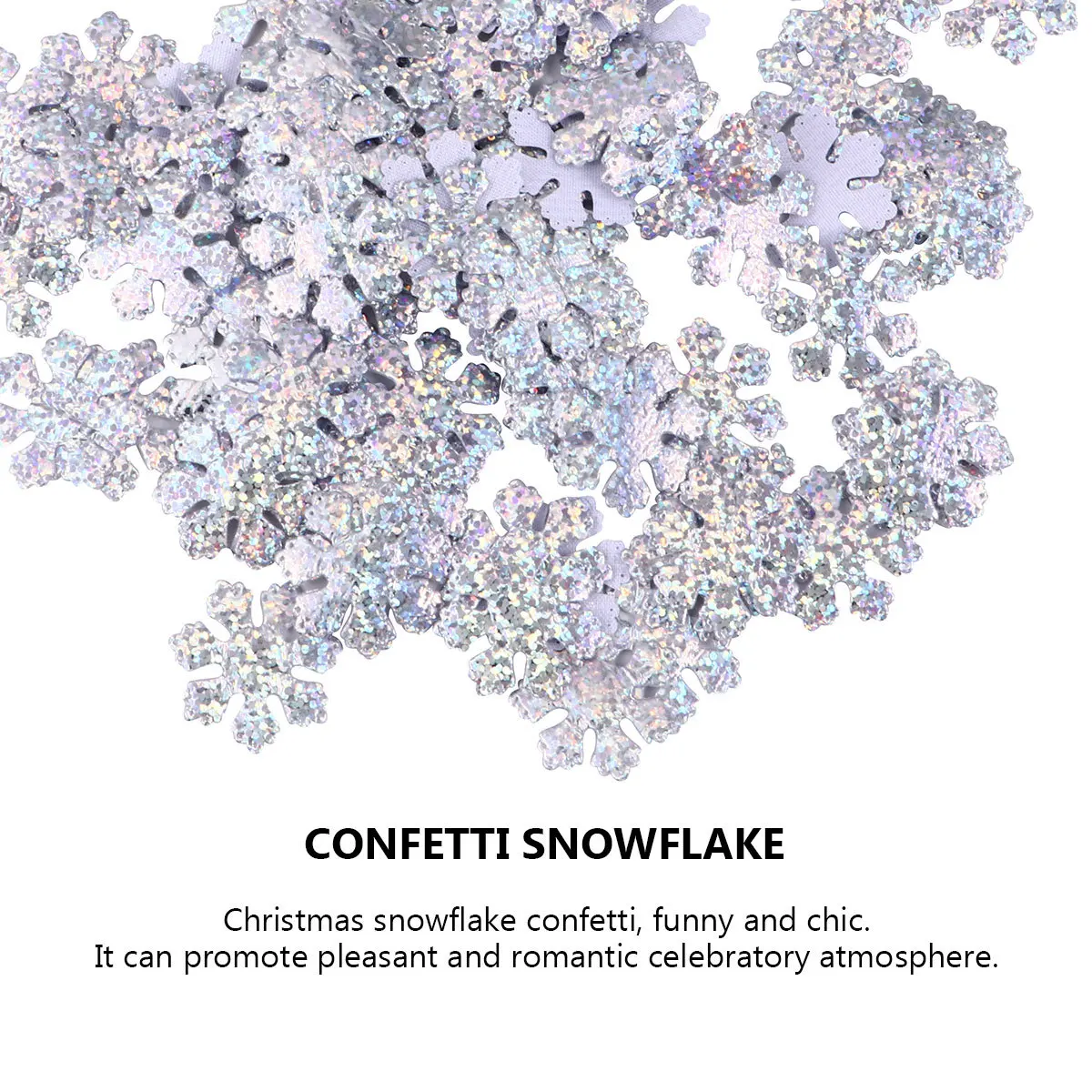 500Pcs Christmas Snowflake Decoration Confetti Wedding Birthday Party Creative Festive Romantic Decorative Accessories
500Pcs Christmas Snowflake Decoration Confetti Wedding Birthday Party Creative Festive Romantic Decorative Accessories
