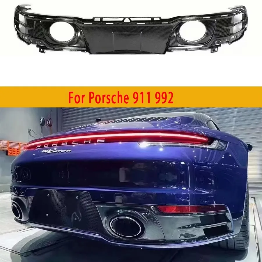 For Porsche 911 992 Carbon Fiber Back lip Car Rear Bumper Diffuser Rear Splitters Spoiler Car Accessories upgrade body kit
For Porsche 911 992 Carbon Fiber Back lip Car Rear Bumper Diffuser Rear Splitters Spoiler Car Accessories upgrade body kit